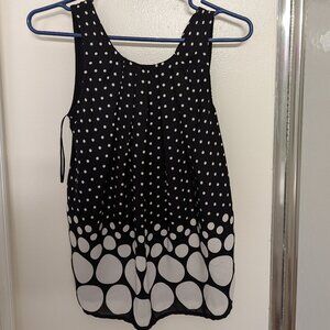 Polka dot tank top